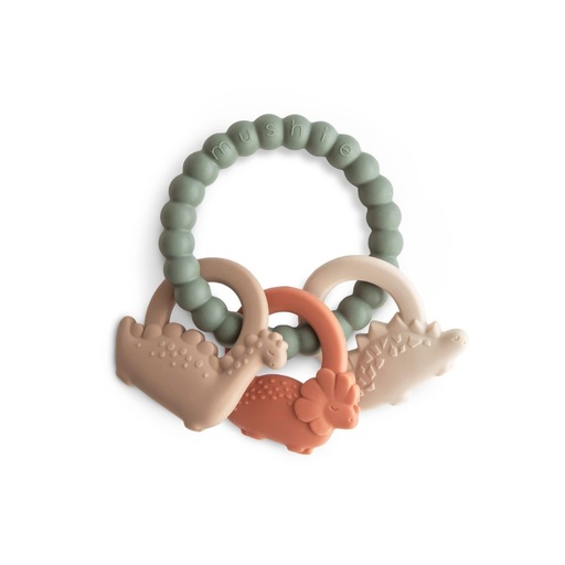 Bijtring – silicone dino 