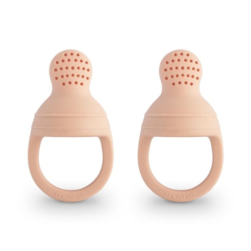 Fresh food feeder - siliconen baby fruitspeen blush 