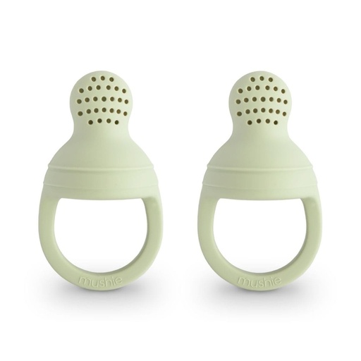 Fresh food feeder - siliconen baby fruitspeen sage 