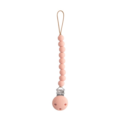 Pacifier clip hera - siliconen fopspeenketting Powder Pink 