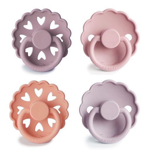 Fopspeen set silicone (4 stuks) SUNSET BLISS 