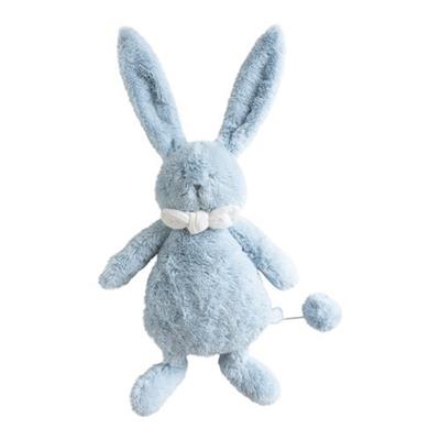 Muzikale knuffel konijn Ella skyblue 