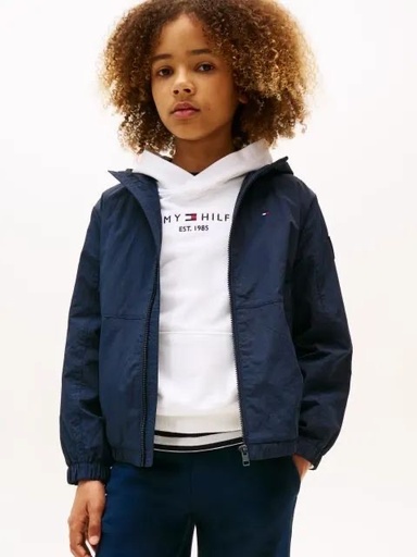 Windjack  – sportieve jas met kap dark night navy 