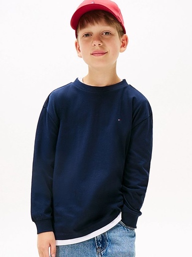 T-shirt met lange mouwen dark night navy 