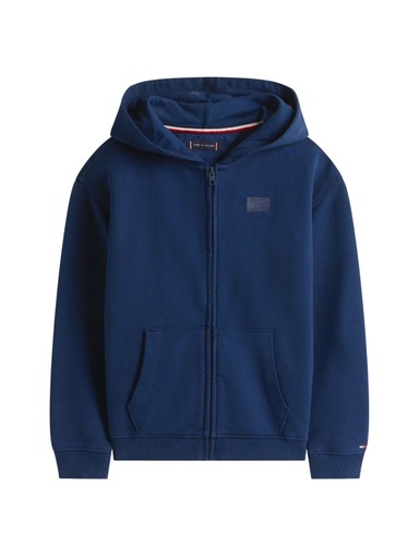 Hoodie met rits dark night navy 