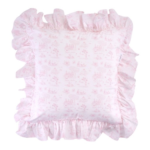Kussen volant Gedrukt Pink printed 