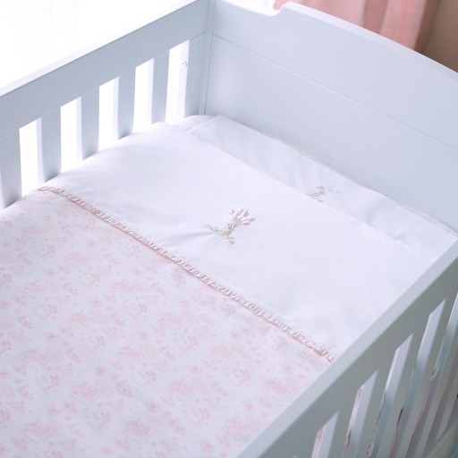 Duvet cover bed (100x135cm) and pillowcase Pink Garden Party