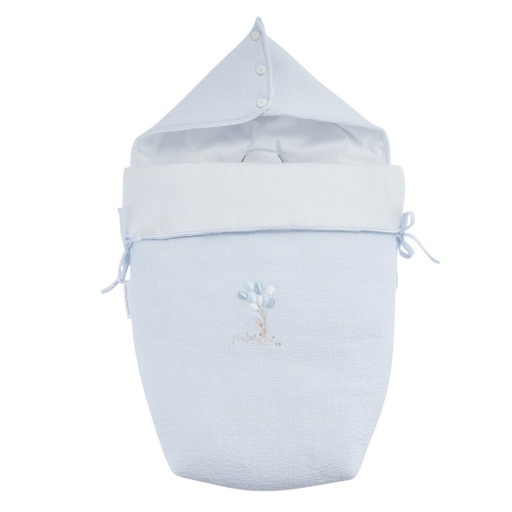 Footmuff 3-point harness Light blue