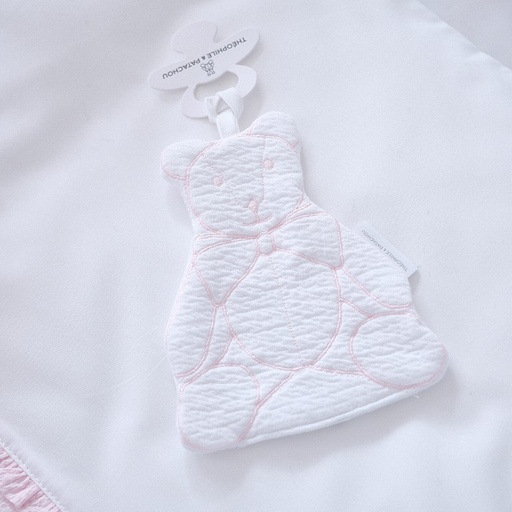 Speenhouder teddy Pink Garden Party 