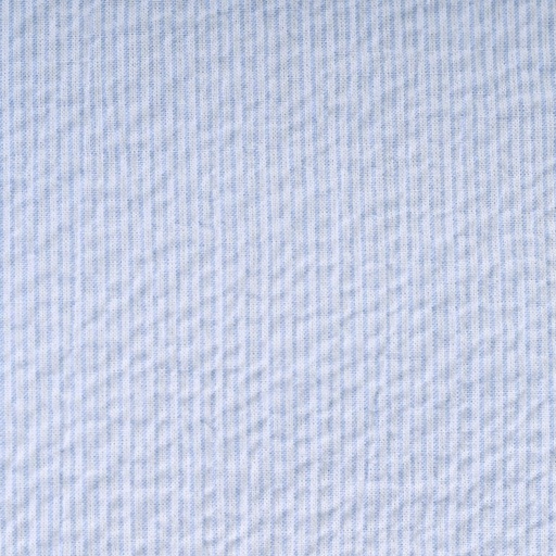 Stof per meter - gestreepte seersucker Light blue 