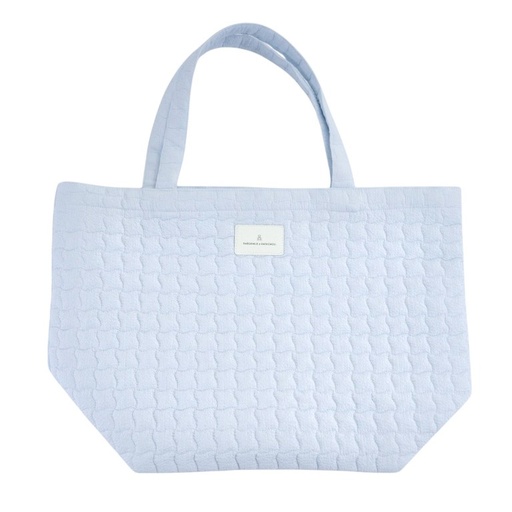 Tote bag - gewatteerd Blue Garden Party Light blue 