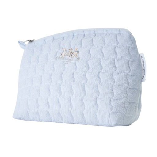 Toilettas gewatteerd Light blue 
