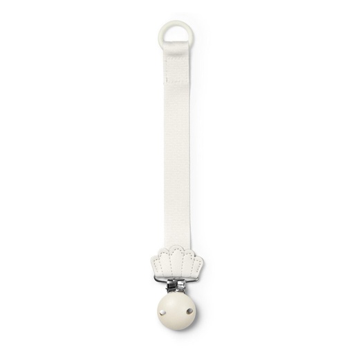 Fopspeenketting hout Shell Vanilla White 
