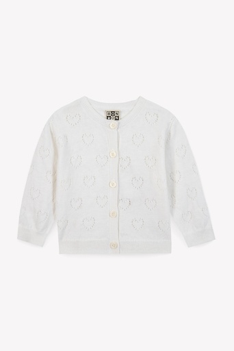 Cardigan Lilet Coeur ECRU BONTON 