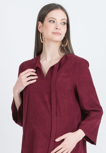 Zwangerschapsbloes Daisy bordeaux 