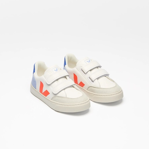 Sneakers v-12 WHITE_MULTICO-ORANGE-FLUO 
