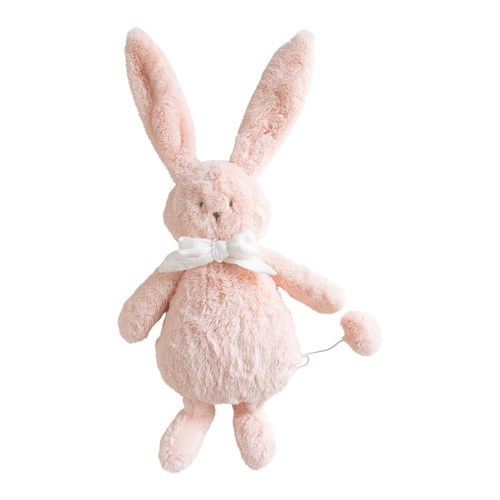 Muzikale knuffel konijn ella light cloudy pink 