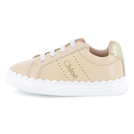 Lage sneakers van leer Roze 