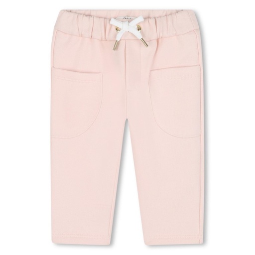 Sweatpants with gold details Roze 