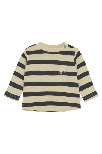 T-shirt Safa met lange mouwen Stripe pattern wood ash 