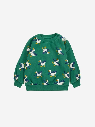 Sweater La Oca omkeerbaar green 