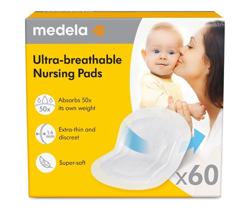 Coussinets mammaires ultra-respirants (60 pièces)  