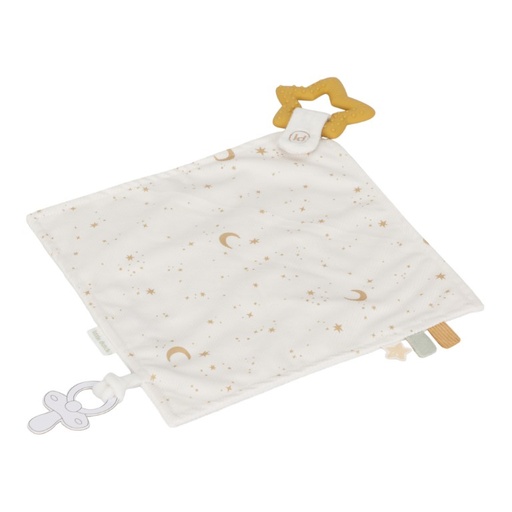 Knuffeldoekje met bijtring Newborn Naturals 