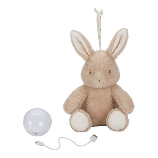 Knuffelkonijn Licht & Geluid Newborn Naturals 