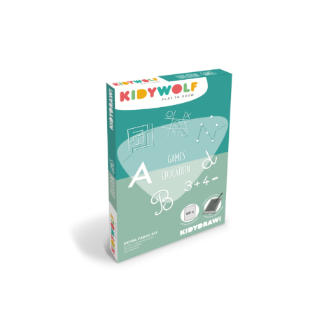 Extra kaarten voor kidydraw-mini spelletjes en onderwijs 