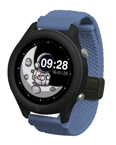 Interactief uurwerk K-Watch blauw 