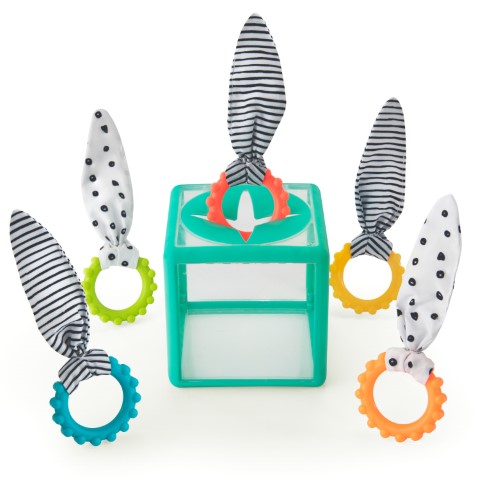 sassy Activiteitenkubus Rainbow ring drop  