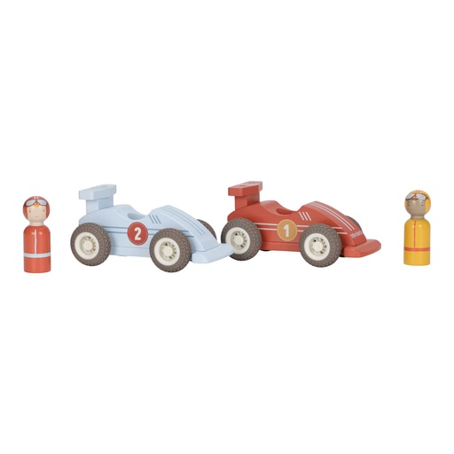 Houten pullback raceauto's multi 