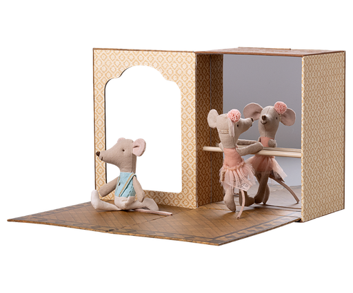 Ballet muizen in dansstudio - kleine zus & broer  
