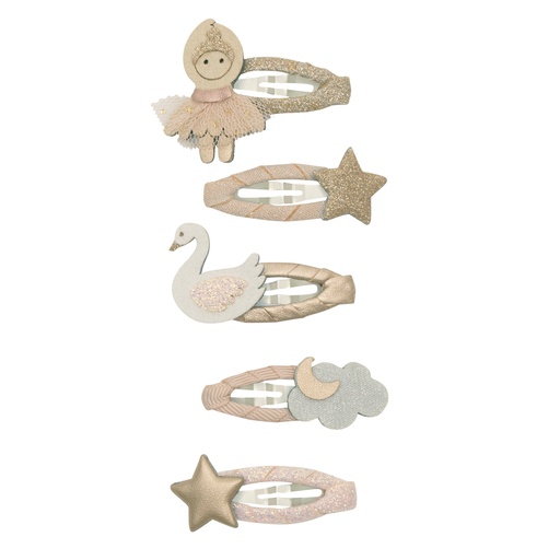 Haarclip klein clic clacs (5 stuks) Ballerina 