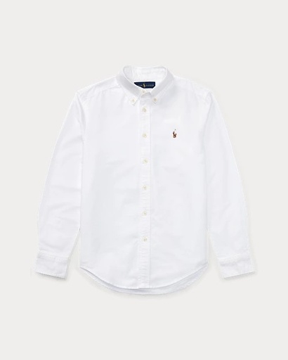 Hemd het iconishe Oxford (8j-18j) White 