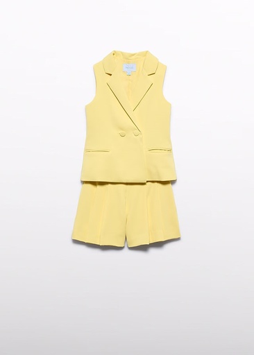 Pak - bermuda suit set yellow 