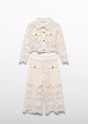 Pak suit set cream 