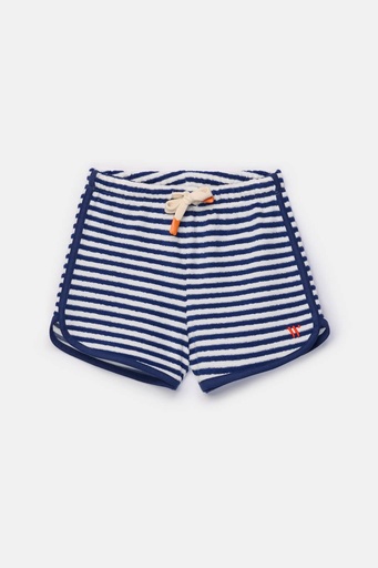 Strandshort Marineblauwe Streep 