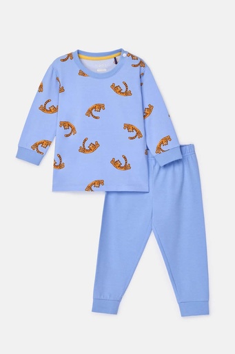 Pyjama imprimé tigre bleu