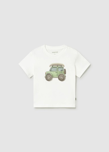 T-shirt met korte mouwen Cream-Car 
