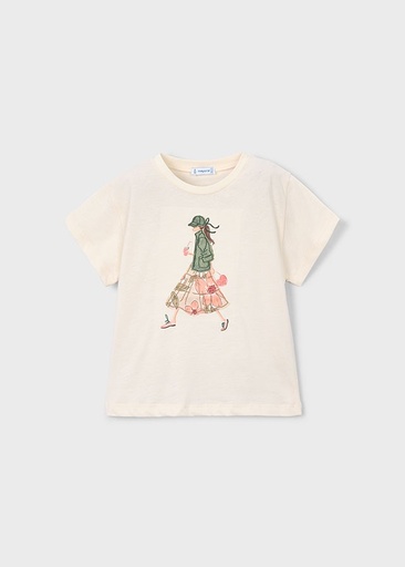 T-shirt met korte mouwen Chickpea 