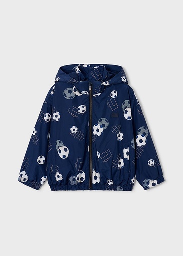 Windbreaker voetbal navy 