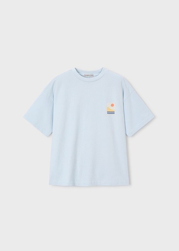T-shirt met korte mouwen sky blue 