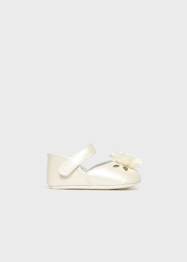 Schoenen bloemen mary janes natural 