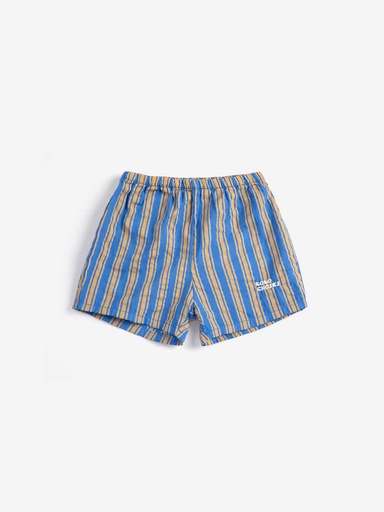 Short geweven navy blue navy blue 