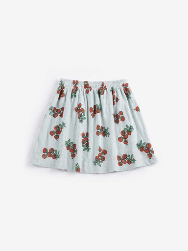 Rok mini knit juicy tomatoes all over light blue 