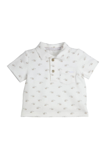 Polo gebbo White - Green 