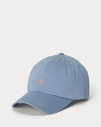 Katoenen keperstof baseballpet (2j-7j) Vessel Blue 