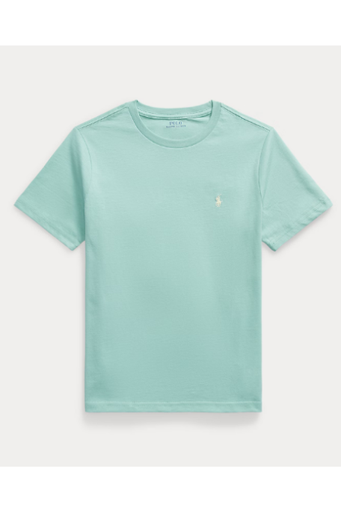 T-shirt met ronde hals - katoenen jersey (2j-7j) Celadon 