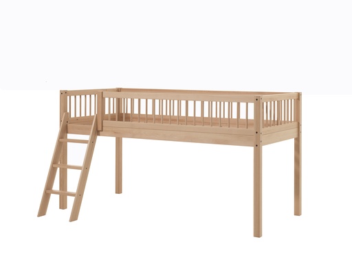 Bed halfhoogslaper 90 x 200 cm Forrest Beuk 